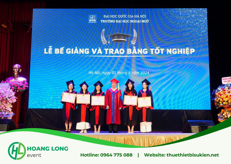 thiết bị tổ chức lễ bế giảng 